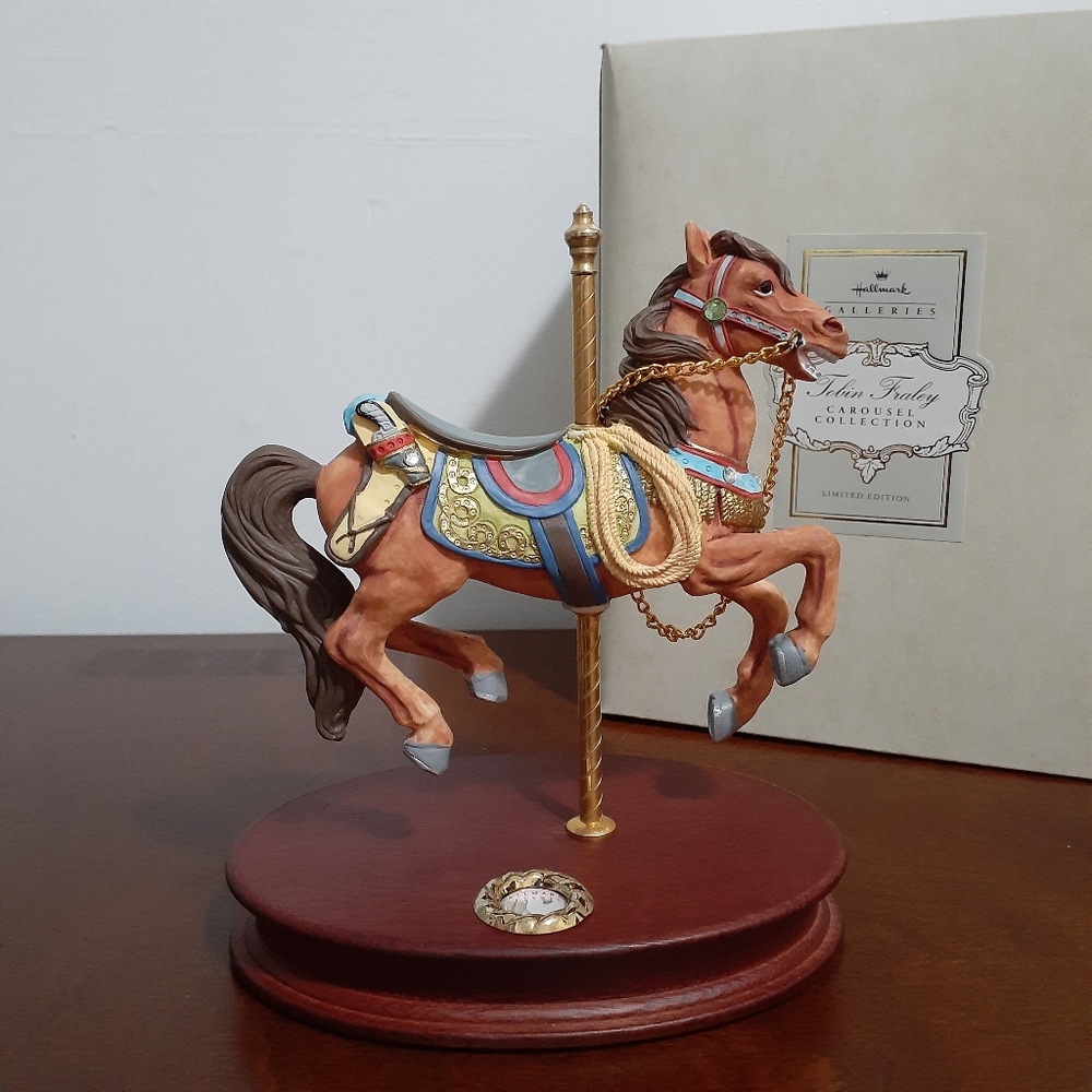 Hallmark Galleries Tobin Fraley Carousel Collection Limited Edition Charles Loof - Picture 1 of 7
